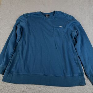 5.11 TACTICAL Sweatshirt Mens 2XL Blue Fleece Pocket Pullover Heavyweight Work